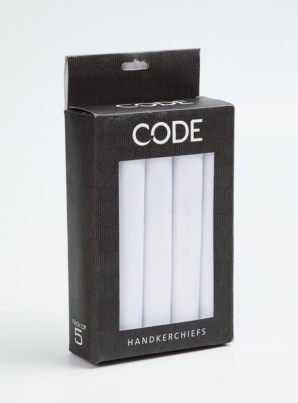 Code Men Handkerchief - Set of 5