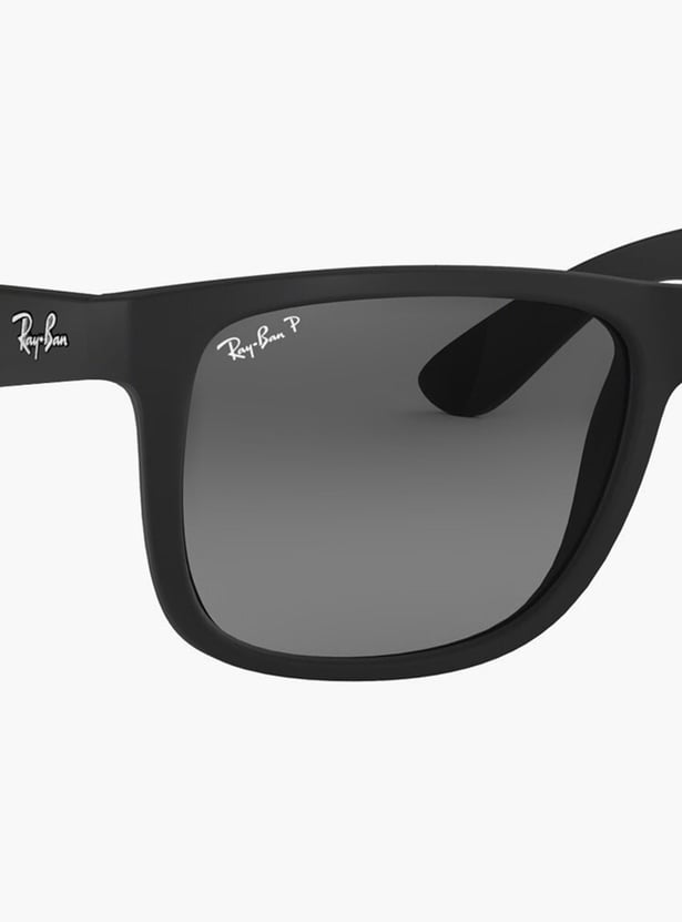 RAY-BAN Men Solid Polarised Wayfarers - 0RB4165-622T3-55