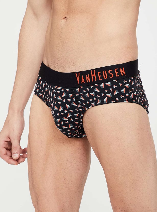VAN HEUSEN Classic Geometric Print Hipster Briefs - ASSORTED Colour & Design