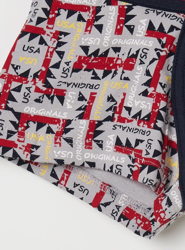 JOCKEY Boys Printed Assorted Trunks - Pack of 2