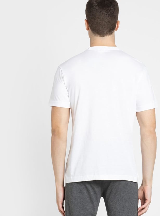 JOCKEY Men Solid Slim Fit Lounge T-shirt