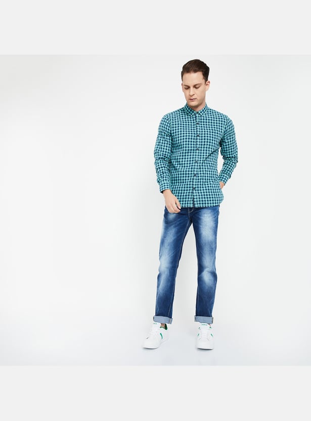 CELIO Stonewashed Slim Fit Jeans
