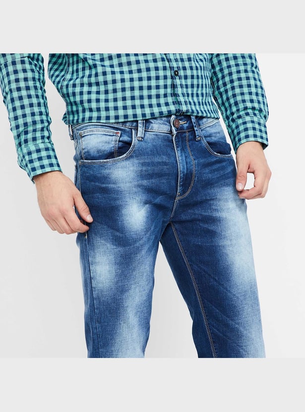 CELIO Stonewashed Slim Fit Jeans