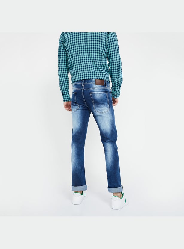 CELIO Stonewashed Slim Fit Jeans