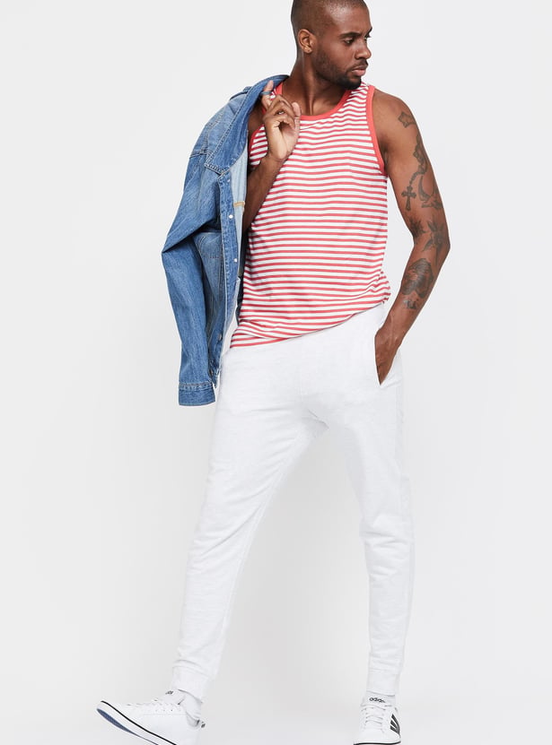 FAME FOREVER Men Solid Joggers with Pockets