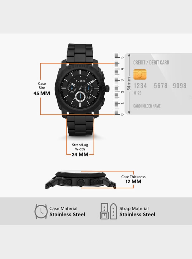 FOSSIL Men Chronograph Watch with Stainless Strap - FS4552IE