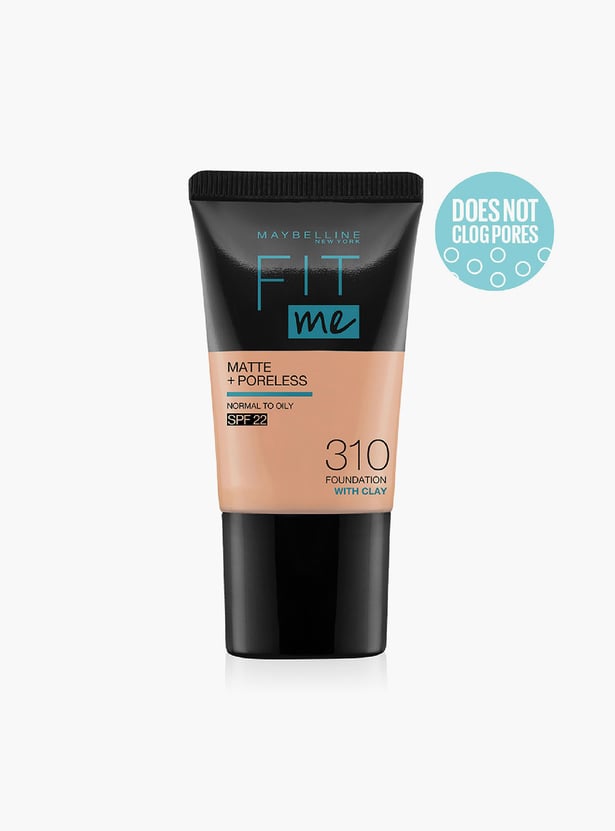 MAYBELLINE NEW YORK Fit Me Matte Poreless Liquid Foundation Tube