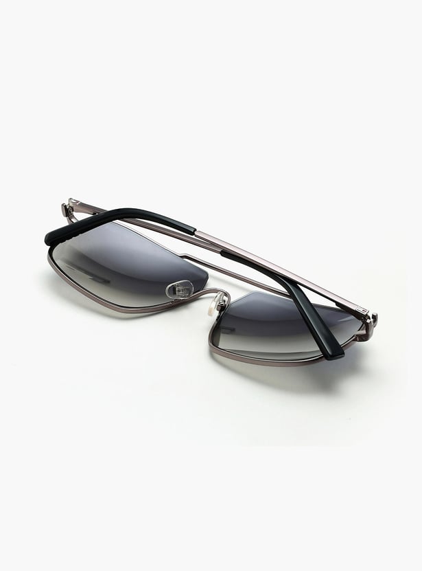 TOMMY HILFIGER Men UV-Protected Square Sunglasses - TH2573C1BKGUNGR-3561S