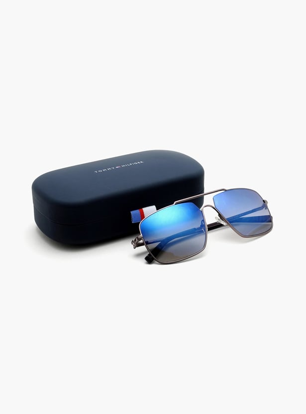 TOMMY HILFIGER Men UV-Protected Square Sunglasses - TH2573C1BKGUNGR-3561S