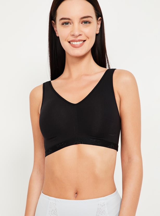 JOCKEY Solid Non-Padded Non-Wired Sports Bra