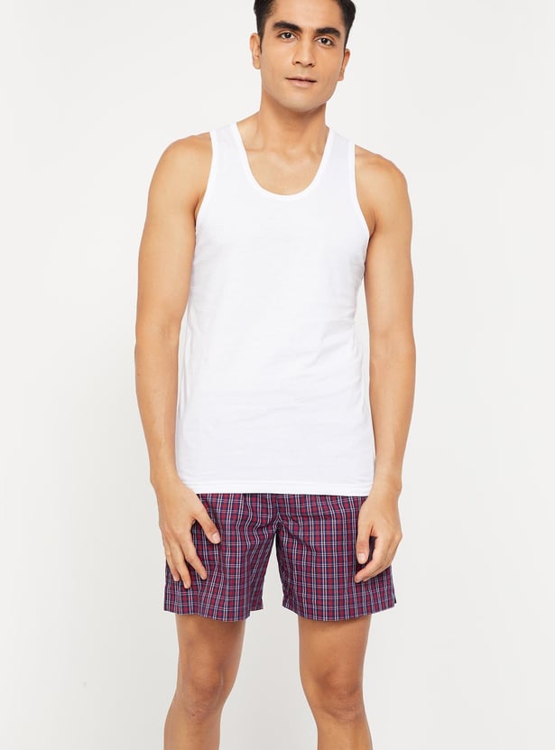VAN HEUSEN Cool It Solid Vest - Pack of 2 Pcs.