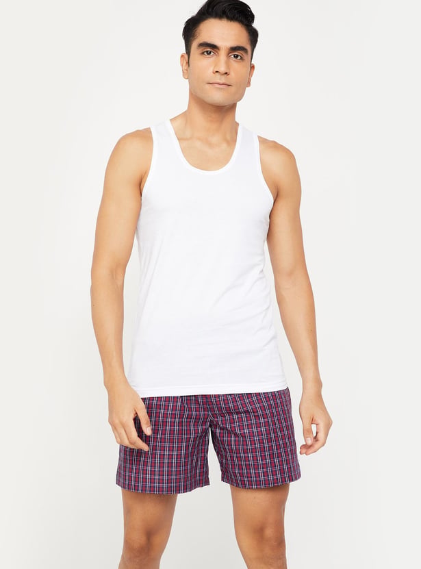 VAN HEUSEN Cool It Solid Vest - Pack of 2 Pcs.