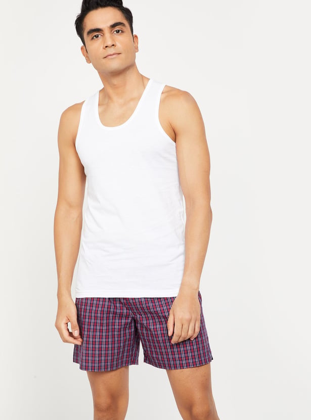 VAN HEUSEN Cool It Solid Vest - Pack of 2 Pcs.