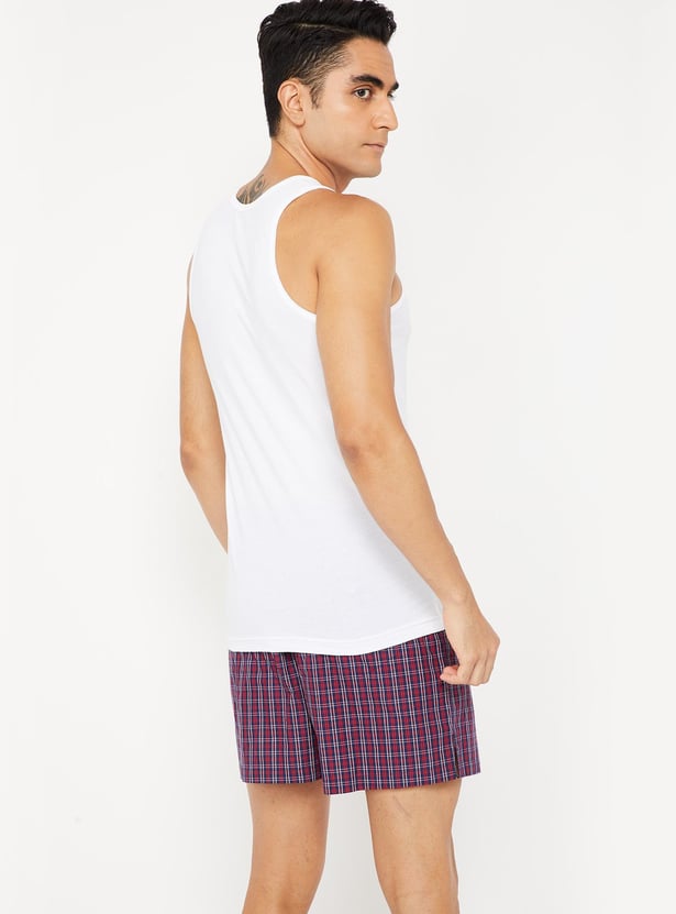 VAN HEUSEN Cool It Solid Vest - Pack of 2 Pcs.