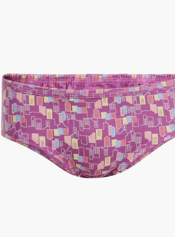 JOCKEY Girls Assorted Printed Panties - Pack of 3