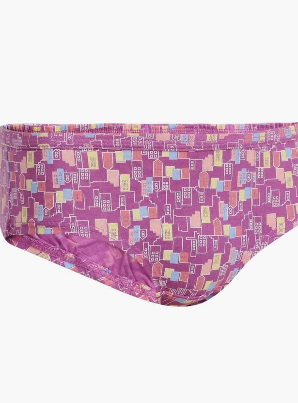 JOCKEY Girls Assorted Printed Panties - Pack of 3