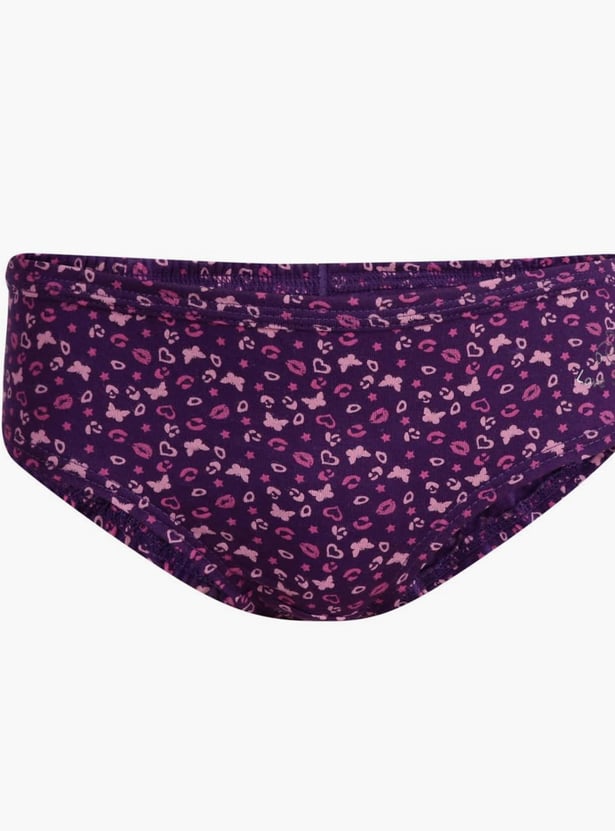 JOCKEY Girls Assorted Printed Panties - Pack of 3
