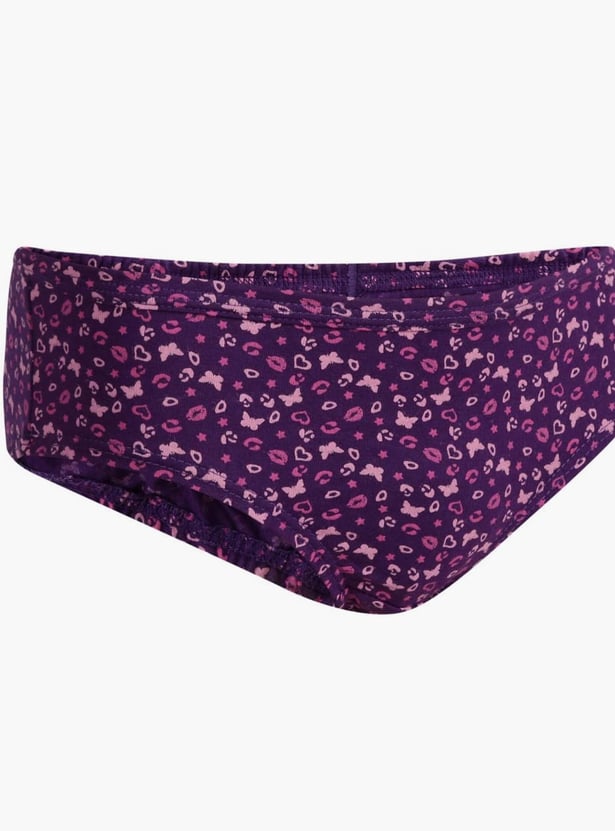 JOCKEY Girls Assorted Printed Panties - Pack of 3