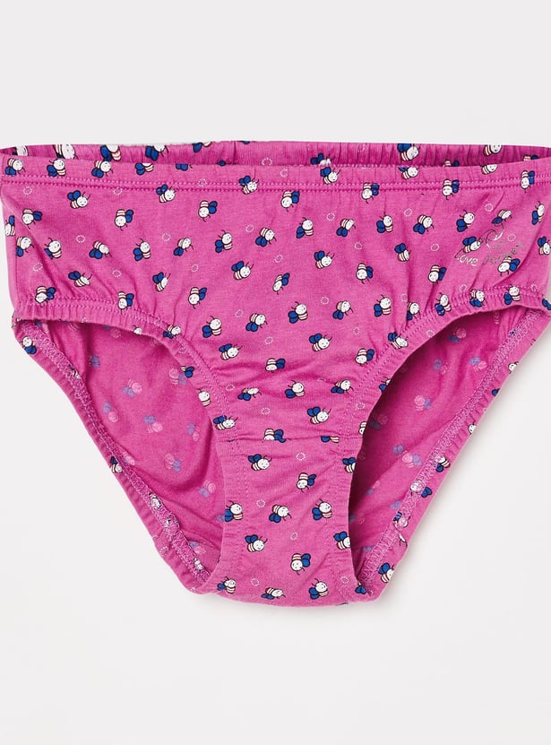 JOCKEY Girls Assorted Elasticated Panty - Pack of 3