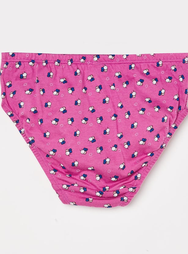 JOCKEY Girls Assorted Elasticated Panty - Pack of 3