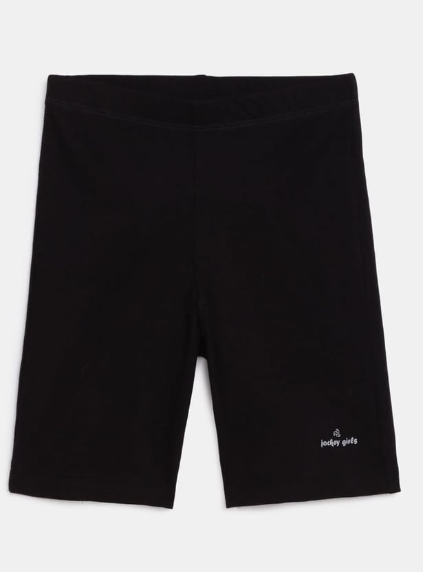 JOCKEY Girls Solid Cotton Tights