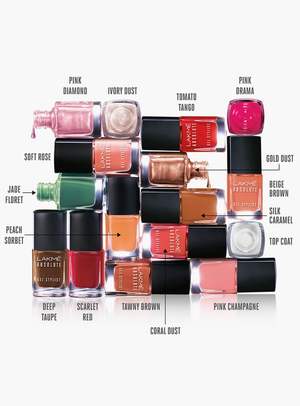 LAKME Absolute Gel Nail Color - Top Coat- 12ml