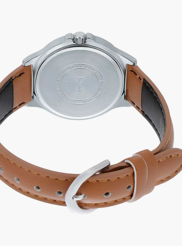 CASIO Women Analog Watch with Leather Strap - A1703