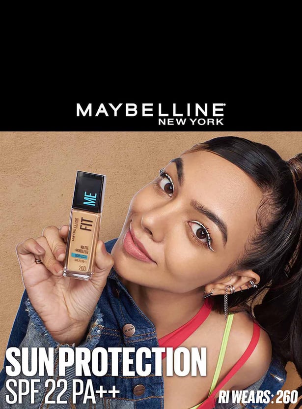 MAYBELLINE NEW YORK Fit Me Matte + Poreless Liquid Foundation