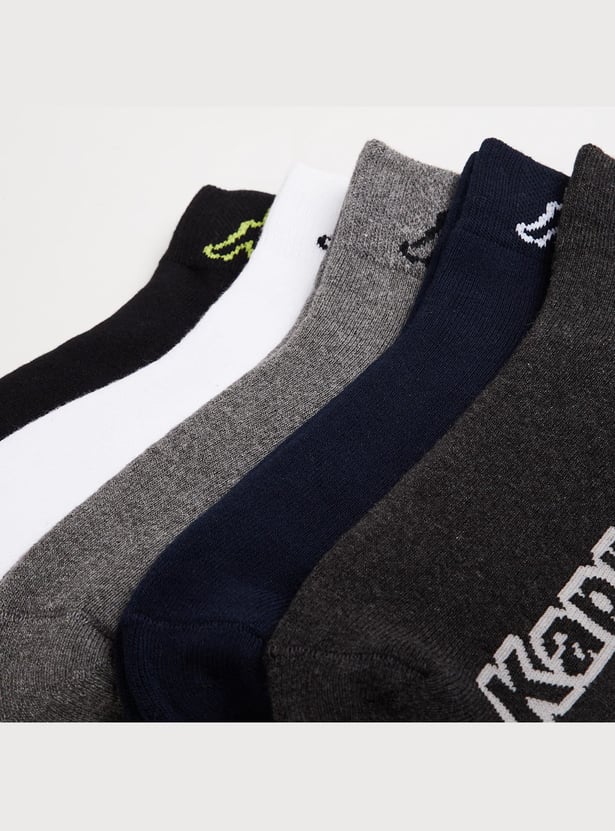 KAPPA Men Jacquard Patterned Socks- Pack of 5