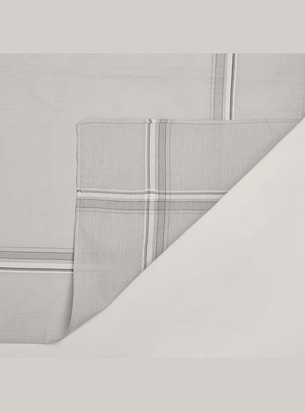 CODE Men Striped Handkerchiefs - Pack of 5