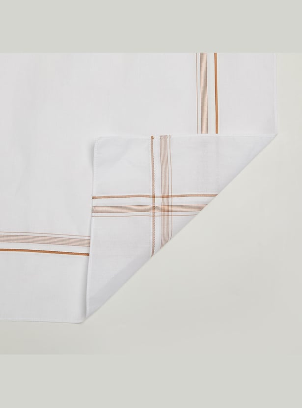 CODE Men Striped Handkerchiefs - Pack of 5