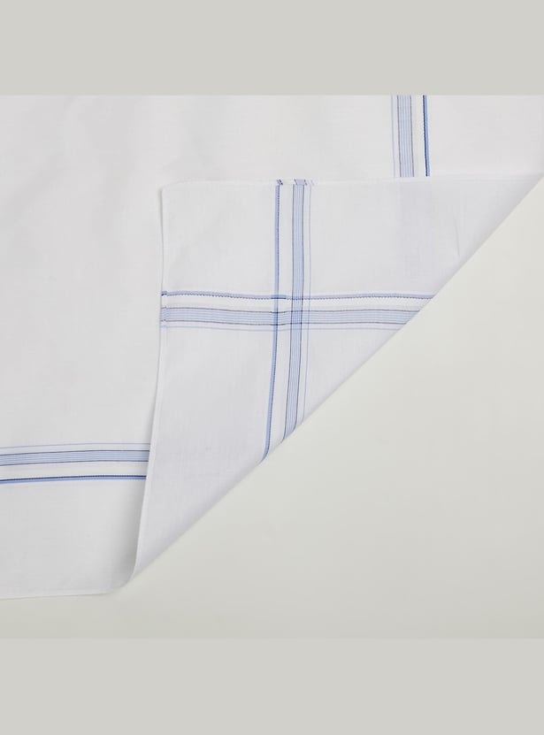 CODE Men Striped Handkerchiefs - Pack of 5