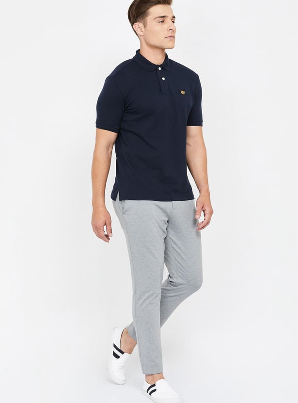 FAHRENHEIT Solid Regular Fit Polo T-shirt