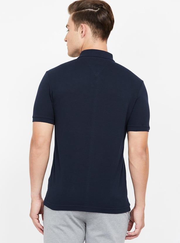 FAHRENHEIT Solid Regular Fit Polo T-shirt