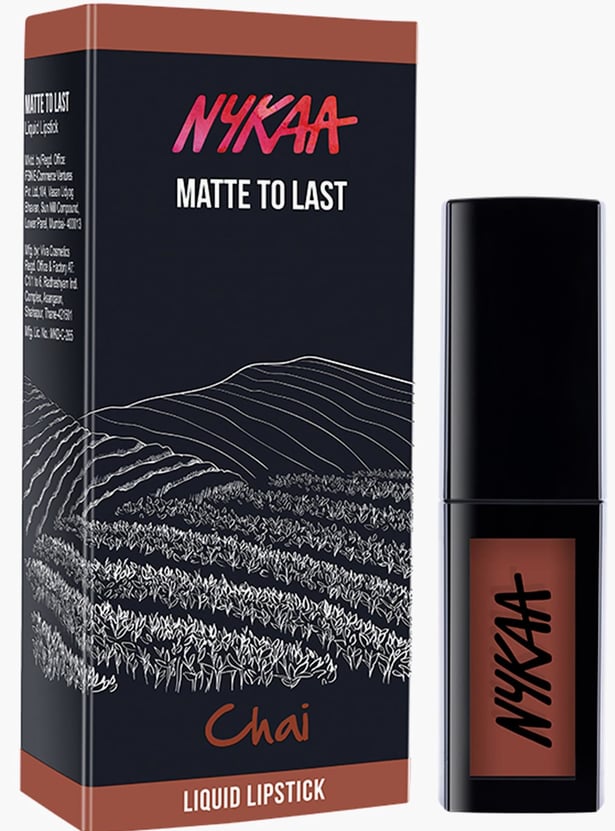 NYKAA Matte To Last! Liquid Lipstick -Chai 18