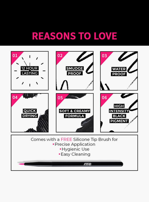 NYKAA Black Magic! Gel Eyeliner