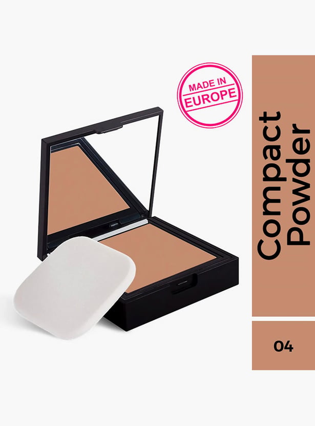 NYKAA Skingenius Perfecting and Hydrating Compact - Cosy Chestnut 04 - 9 G