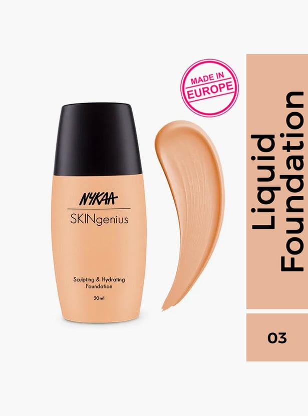 NYKAA SKINgenius Sculpting & Hydrating Foundation - Warm Sand