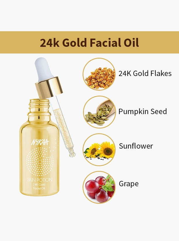 NYKAA Skin Potion 24K Gold Face Oil