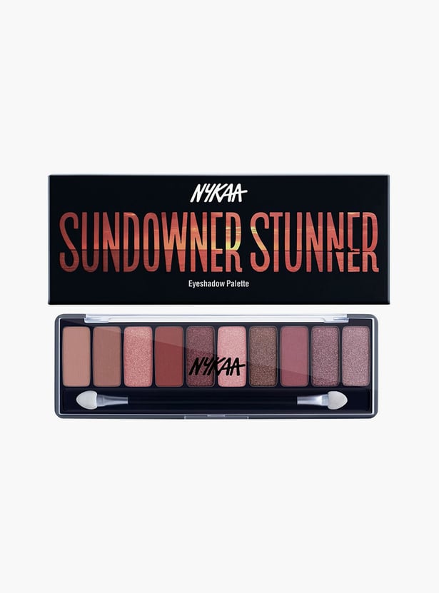 NYKAA Eyes On Me! 10-in-1 Eyeshadow Palette - Sundowner Stunner