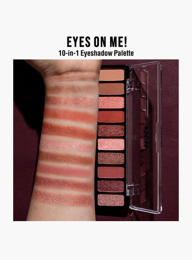 NYKAA Eyes On Me! 10-in-1 Eyeshadow Palette - Sundowner Stunner