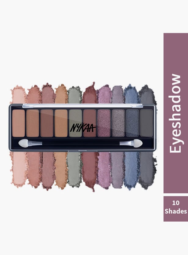 NYKAA Eyes On Me! 10-in-1 Eyeshadow Palette - Tinsel Twilight