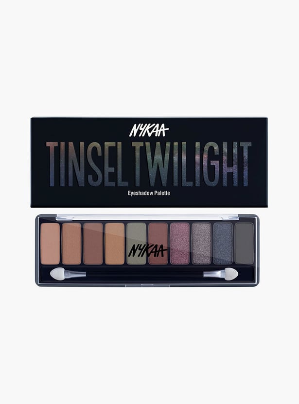 NYKAA Eyes On Me! 10-in-1 Eyeshadow Palette - Tinsel Twilight