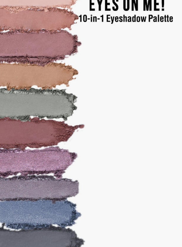 NYKAA Eyes On Me! 10-in-1 Eyeshadow Palette - Tinsel Twilight
