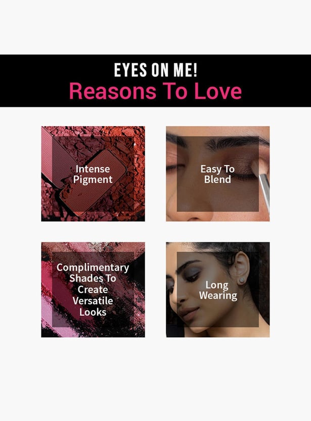 NYKAA Eyes On Me! 10-in-1 Eyeshadow Palette - Tinsel Twilight