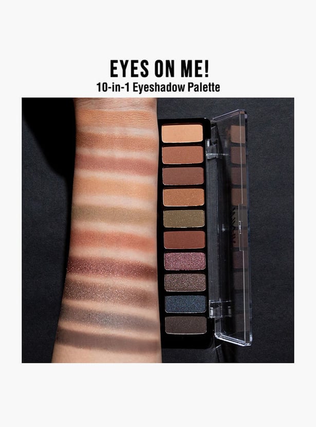 NYKAA Eyes On Me! 10-in-1 Eyeshadow Palette - Tinsel Twilight