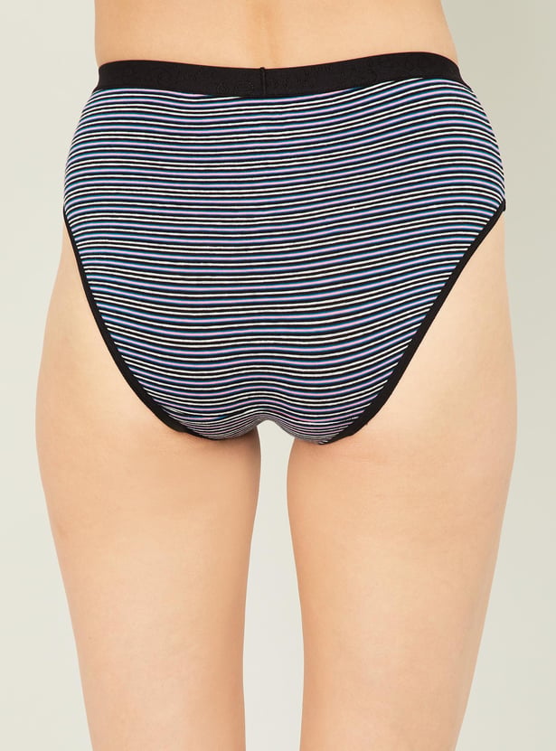 JOCKEY Women Printed Assorted Colour and Design Hipster Panties - Pack of 3