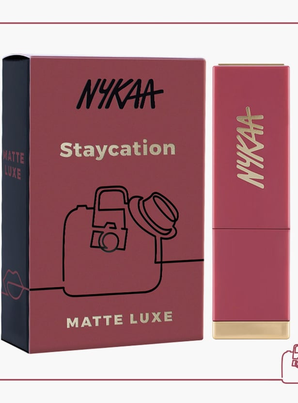 NYKAA Matte Luxe Lipstick - Staycation