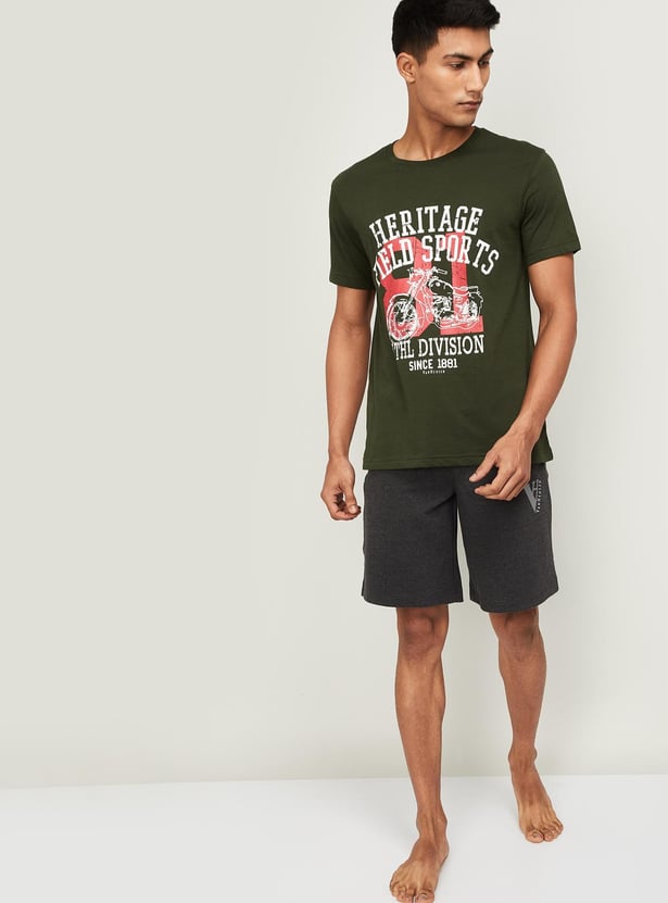 VAN HEUSEN Men Printed Lounge Shorts