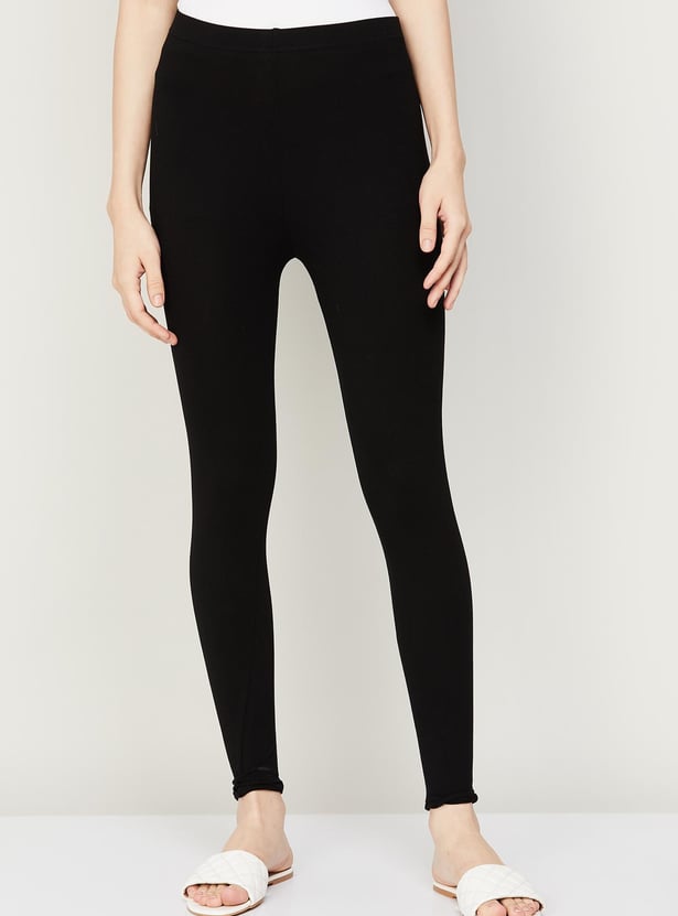 MELANGE Women Solid Leggings